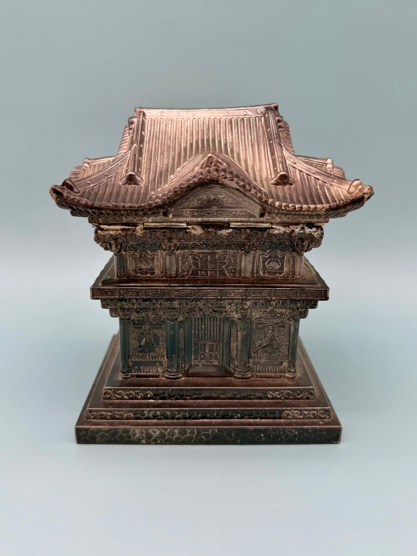 Vintage Japanese Pagoda Cigarette Dispenser