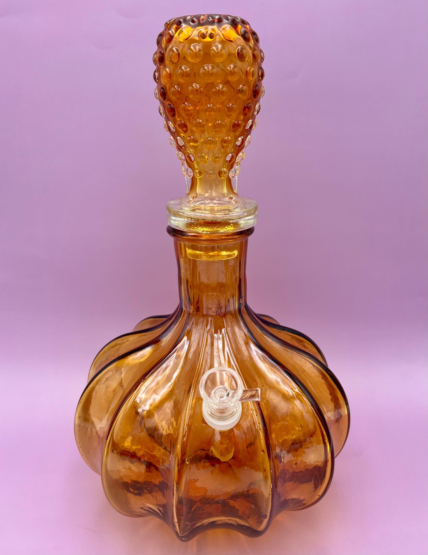 Amber-Decanter-Pearl&#39;s Puff Parlor