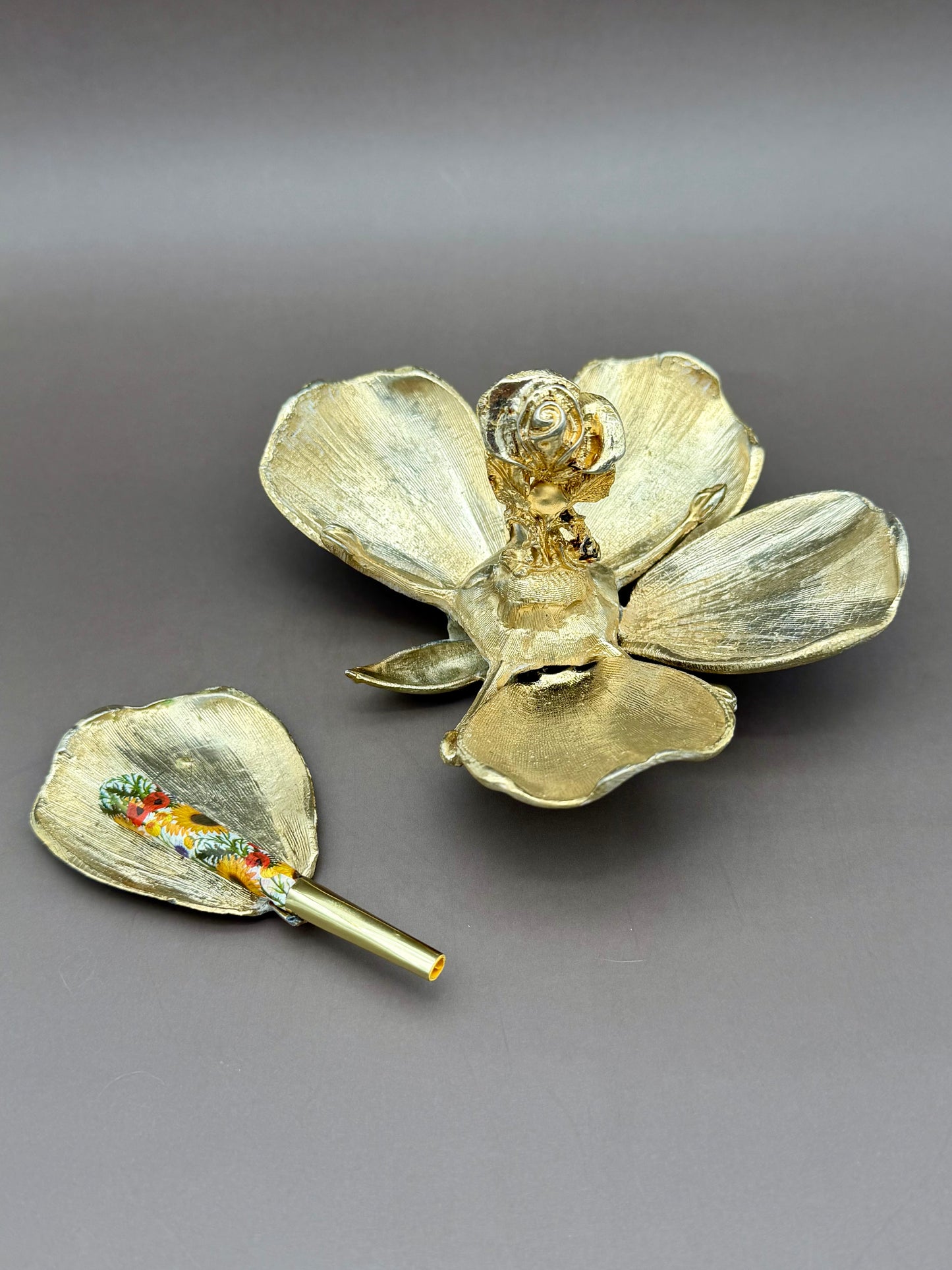 Vintage Lotus Flower Petal Ashtray