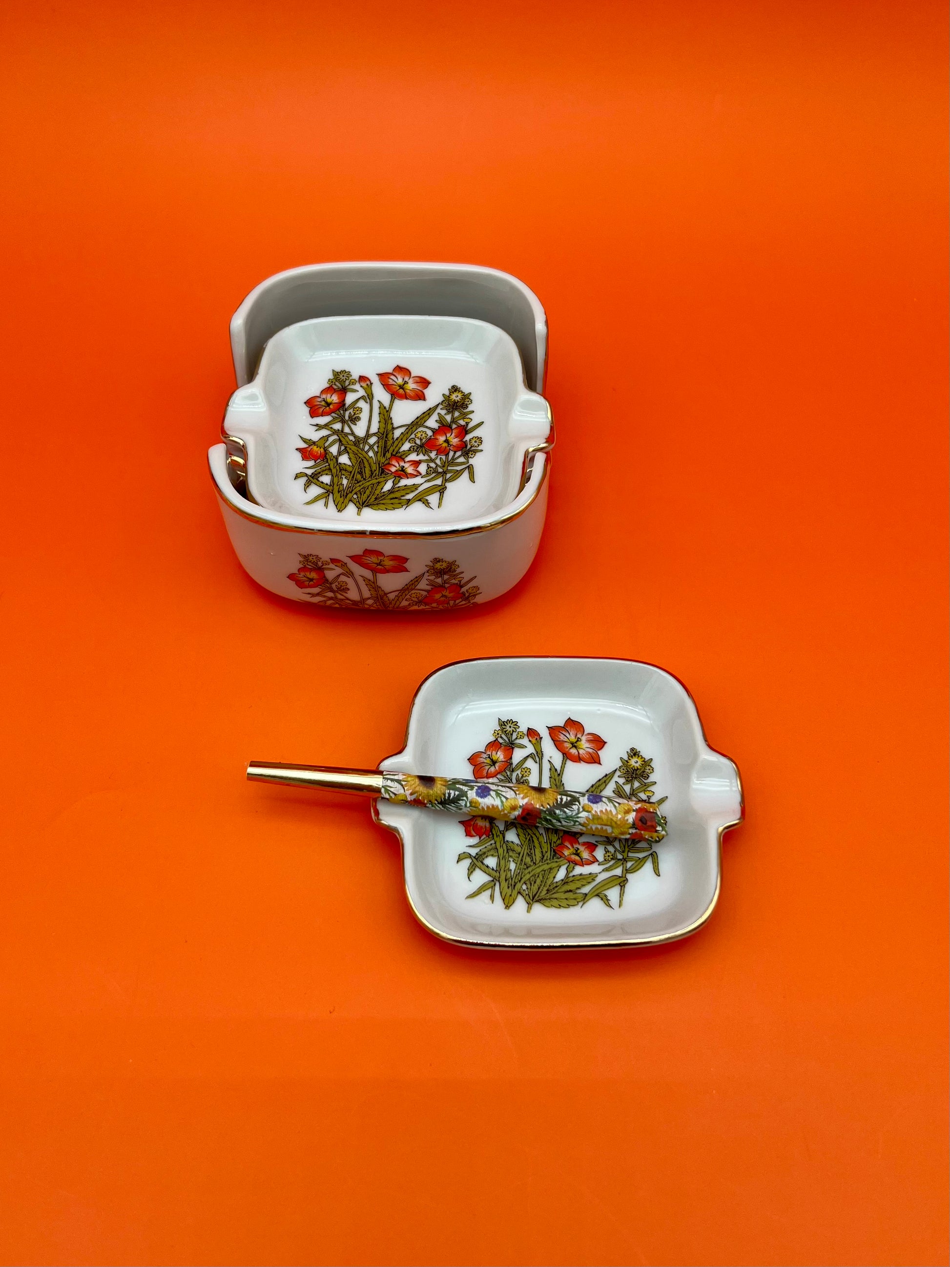 Ginger Set-Smoking Accessory-Pearl&#39;s Puff Parlor