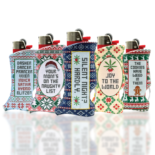 Toker Poker: Holiday Naughty Needlepoints-Smoking Accessory-Pearl&#39;s Puff Parlor